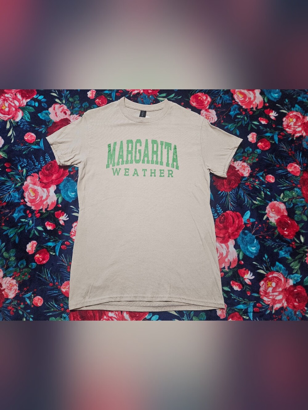 Womens Small Gildan Heavy Cotton Margarita Weather Tshirt
